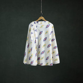 Pochampally Ikat Cotton Wrap Around Skirt 64