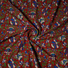 Kalamkari Print Cotton Unstitched Blouse Piece 04