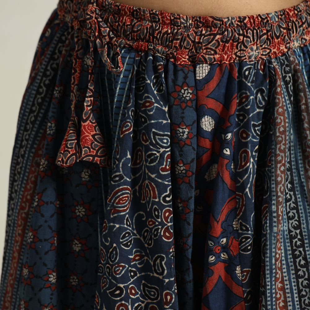 Ajrakh Patchwork Skirt 