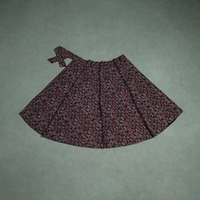 Ajrakh Hand Block Print Cotton Wrap Around Skirt 26