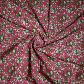 Kalamkari Print Cotton Unstitched Blouse Piece 03