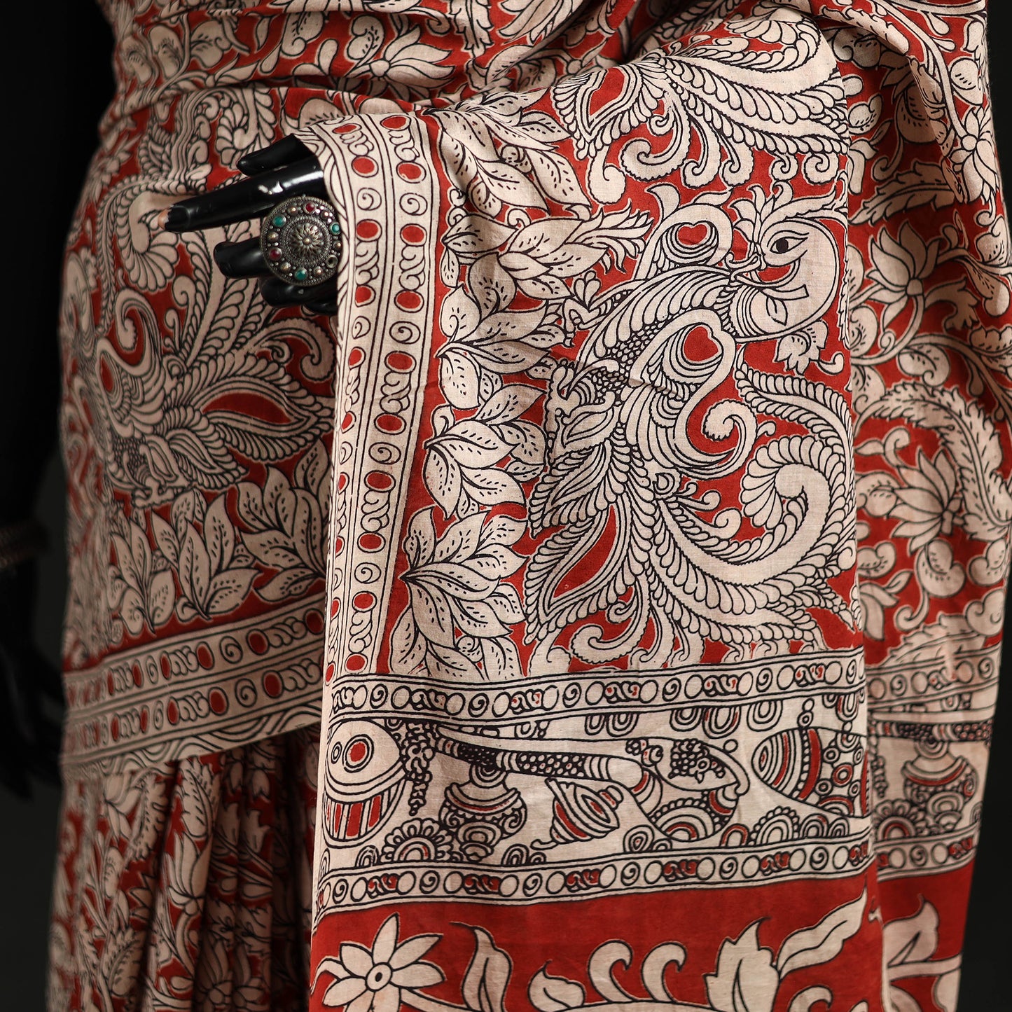Kalamkari Printed Cotton Saree 45