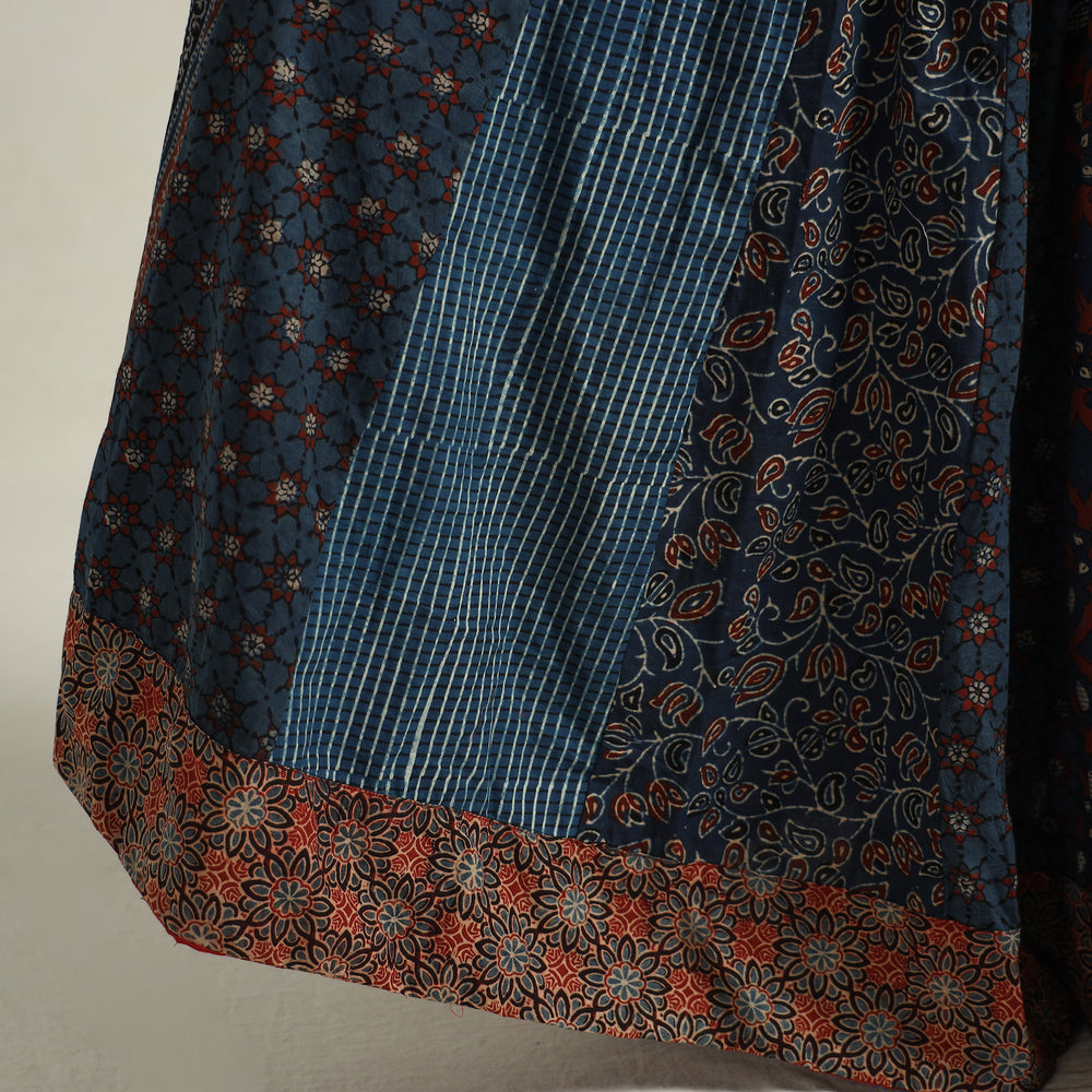 Ajrakh Patchwork Skirt 