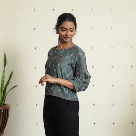 pochampally crop top