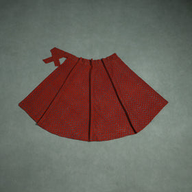 Ajrakh Hand Block Print Cotton Wrap Around Skirt 24