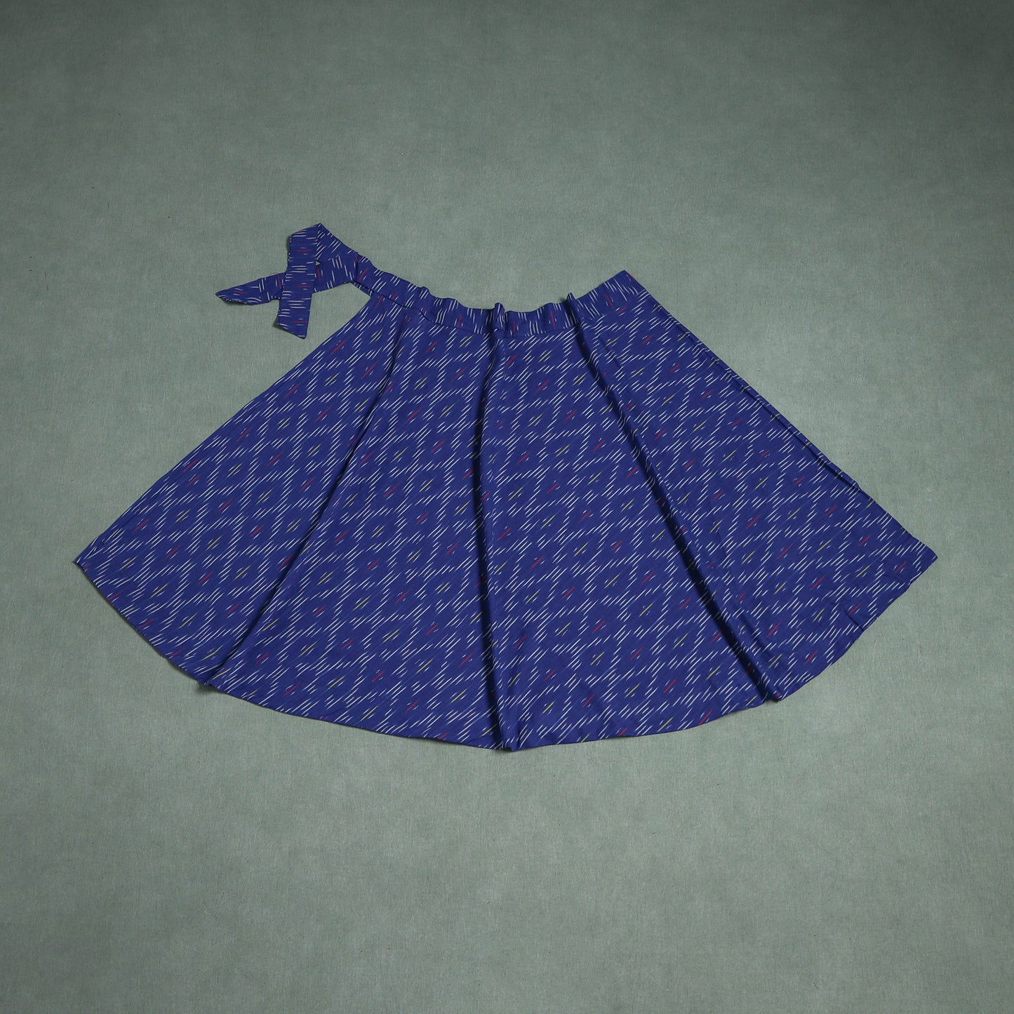 Pochampally Ikat Cotton Wrap Around Skirt 23