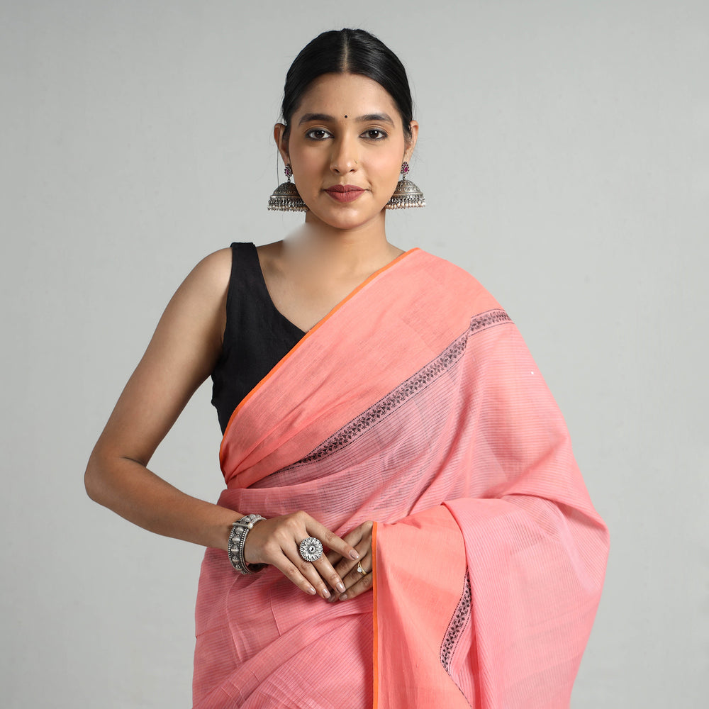 dobby cotton saree