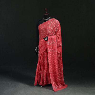 Kutch Bandhani Tie-Dye Cotton Saree 95
