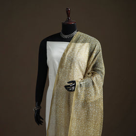 Pipad Hand Block Print Natural Dyed Kota Doria Cotton Dupatta 31