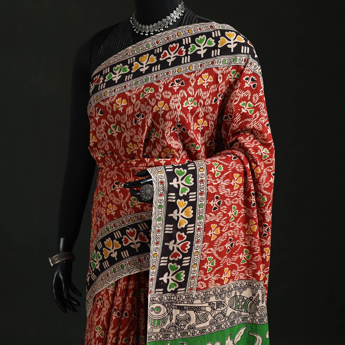 Kalamkari Printed Cotton Saree 46