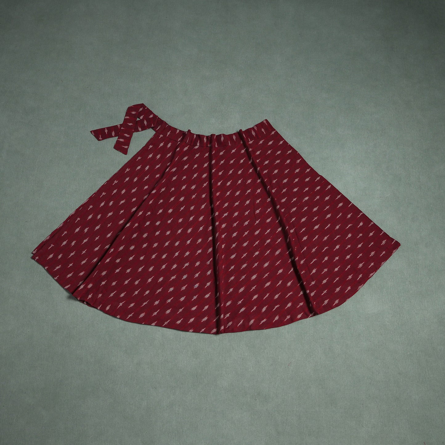 Pochampally Ikat Cotton Wrap Around Skirt 22