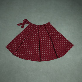 Pochampally Ikat Cotton Wrap Around Skirt 22