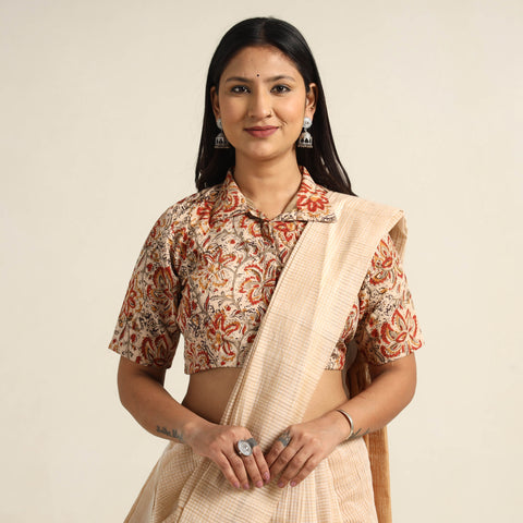 Kalamkari Stitched Blouse
