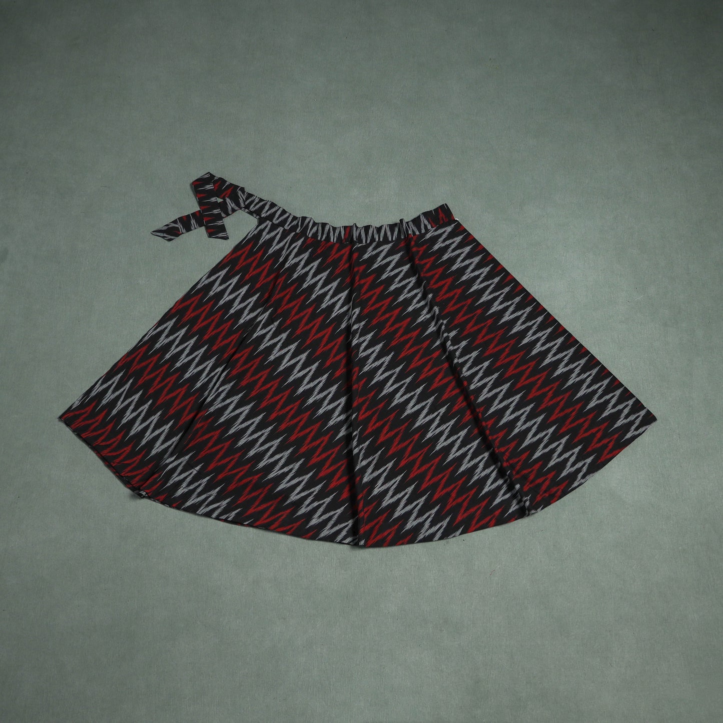 Pochampally Ikat Cotton Wrap Around Skirt 21