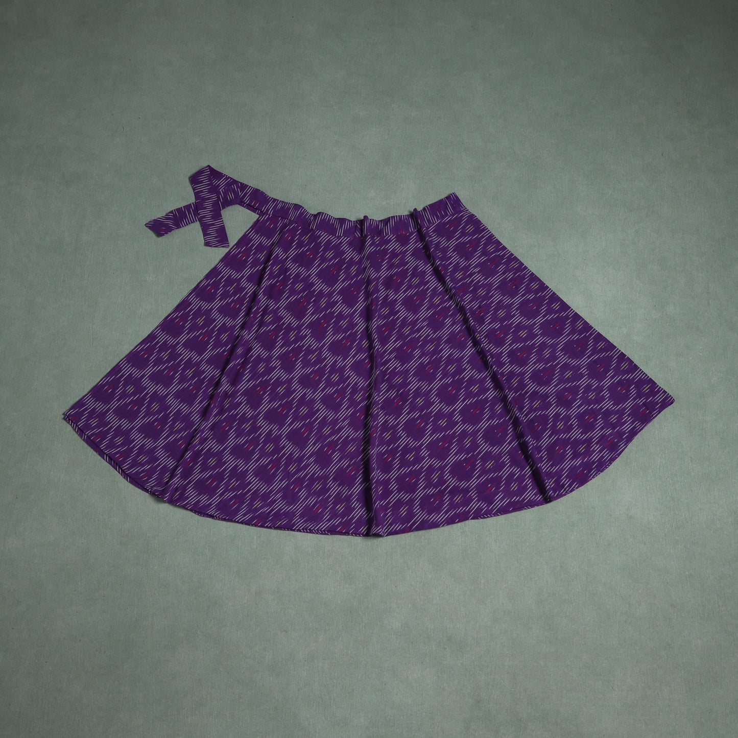Pochampally Ikat Cotton Wrap Around Skirt 20