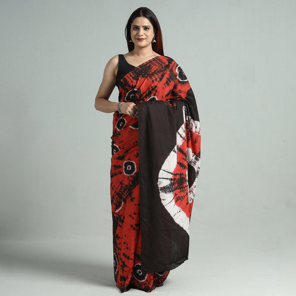 Shibori Cotton Saree