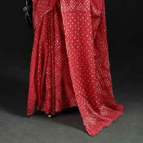 Kutch Bandhani Tie-Dye Cotton Saree 95