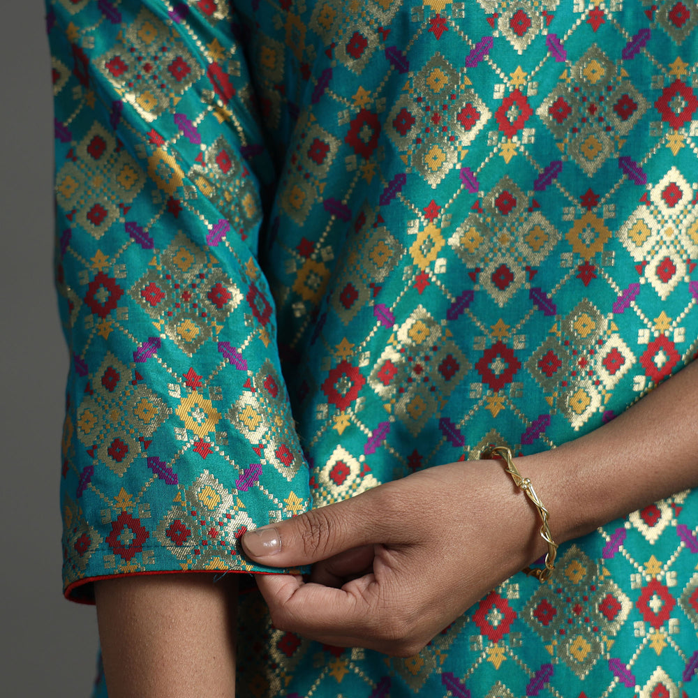 Banarasi Brocade Silk Kurta with Pant Set
