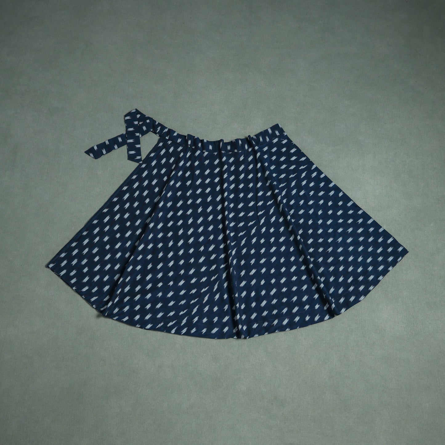 Pochampally Ikat Cotton Wrap Around Skirt 19