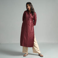 plain silk kurta