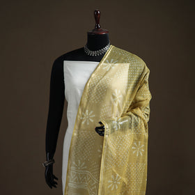 Pipad Hand Block Print Natural Dyed Kota Doria Cotton Dupatta 32