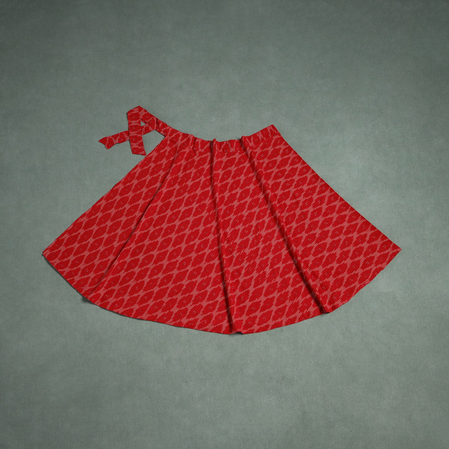 Pochampally Ikat Cotton Wrap Around Skirt 18