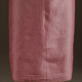 Pink - Handpainted Srikalahasti Handloom Chanderi Silk Unstitched Kurta (2.3M) 02