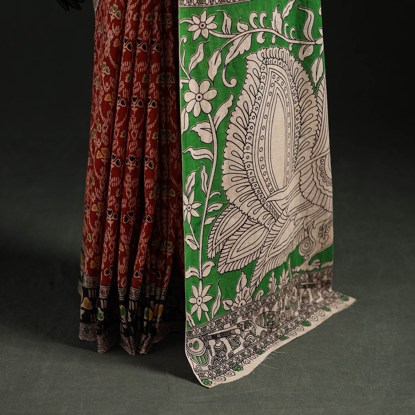 Kalamkari Printed Cotton Saree 46