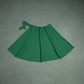 Pochampally Ikat Cotton Wrap Around Skirt 17