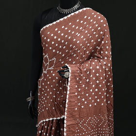 Kutch Bandhani Tie-Dye Cotton Saree 103
