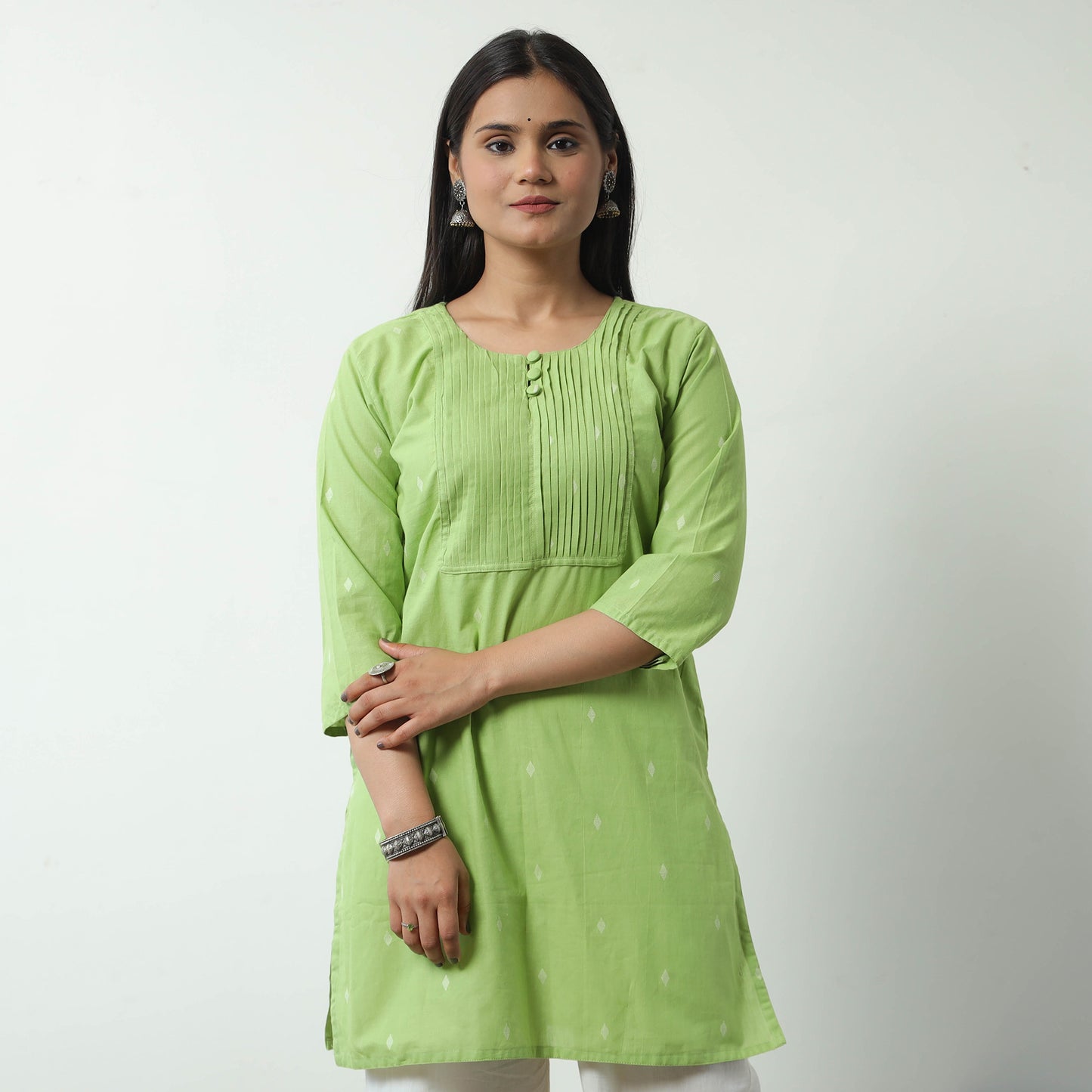jacquard kurta