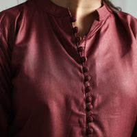 plain silk kurta