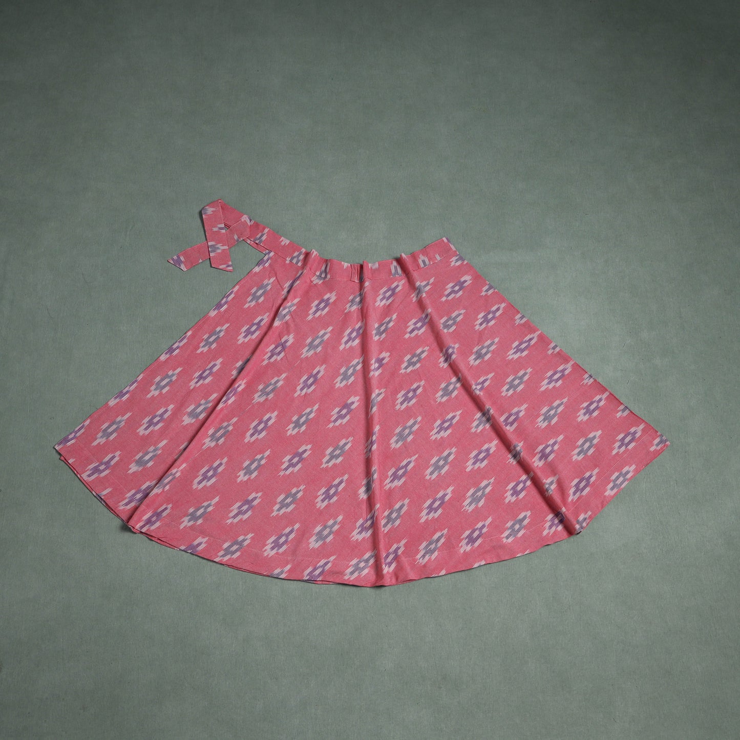 Pochampally Ikat Cotton Wrap Around Skirt 15