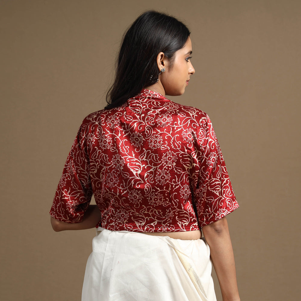 Block Print Stitched Blouse
