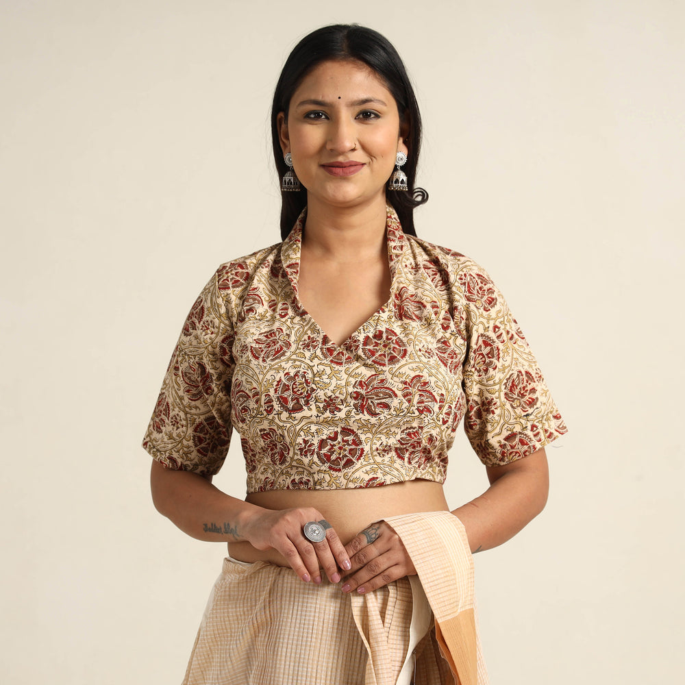 Kalamkari Stitched Blouse