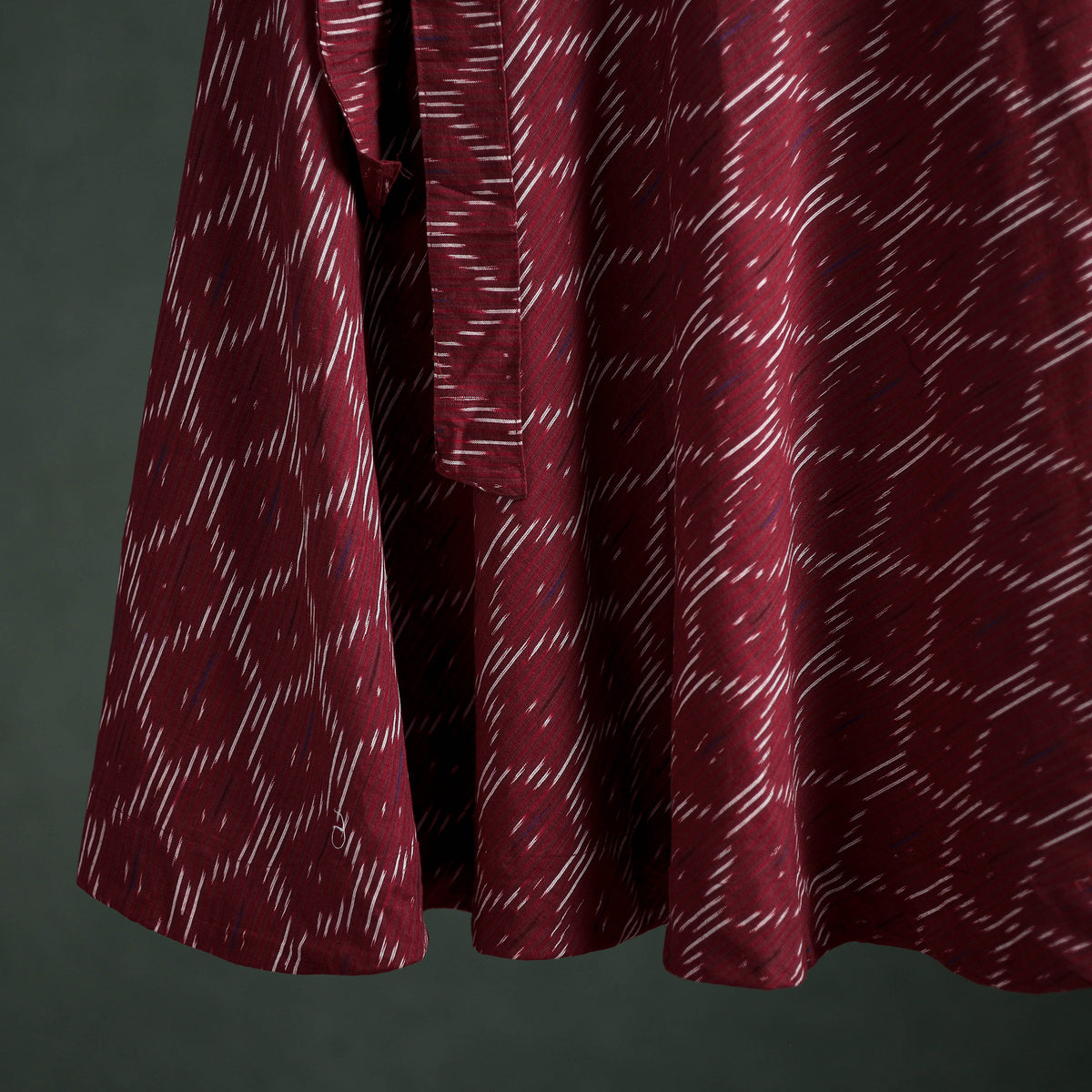 Pochampally Ikat Cotton Wrap Around Skirt 68
