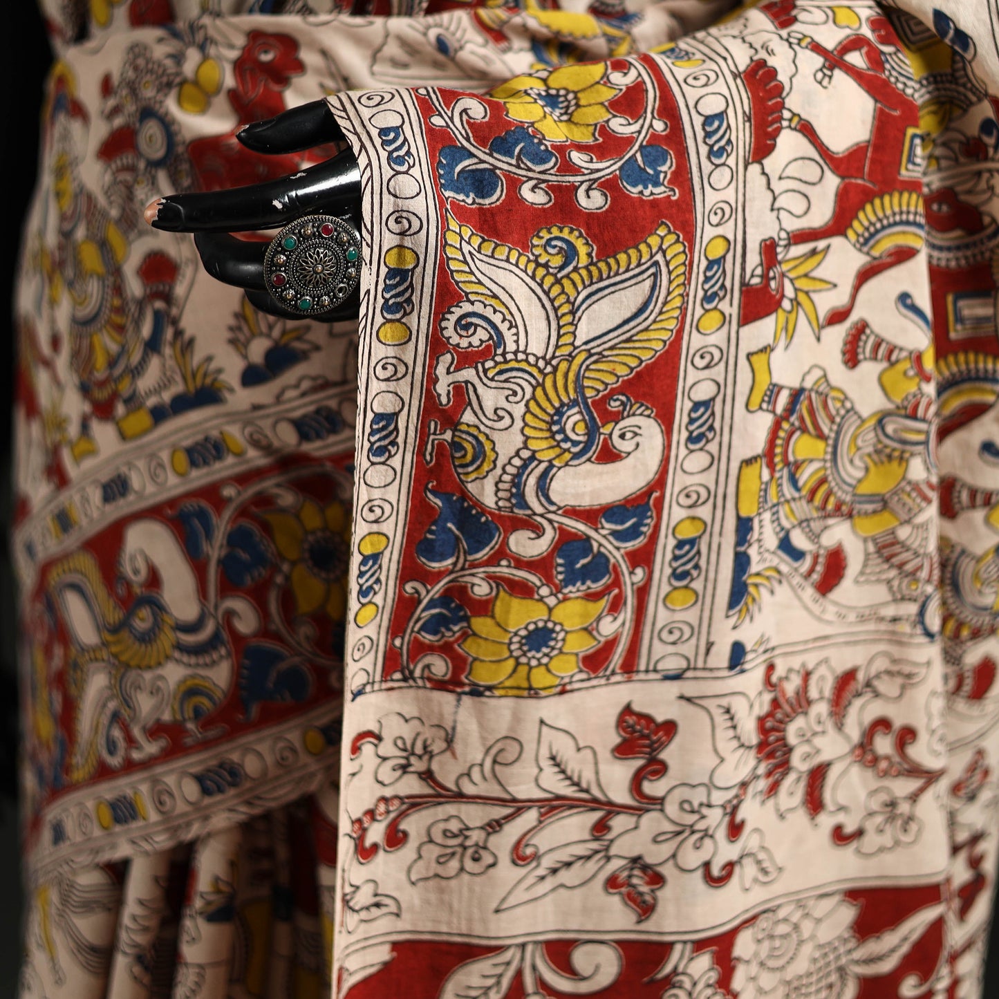 Kalamkari Printed Cotton Saree 47