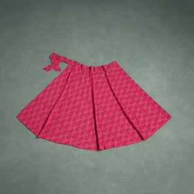 Pochampally Ikat Cotton Wrap Around Skirt 14