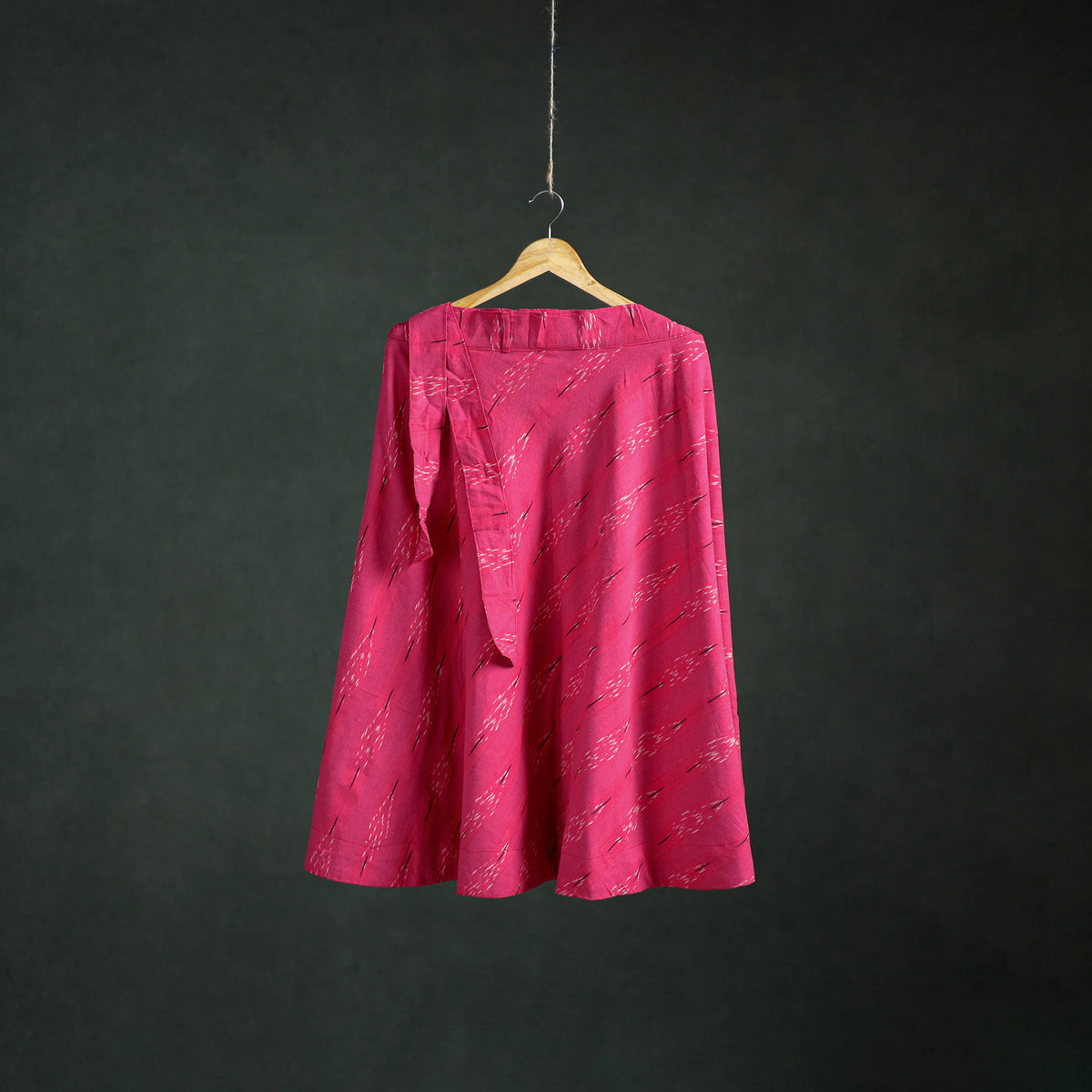 Pochampally Ikat Cotton Wrap Around Skirt 69