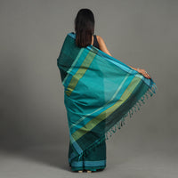 Green - Stripes Dobby Cotton Handloom Saree 39