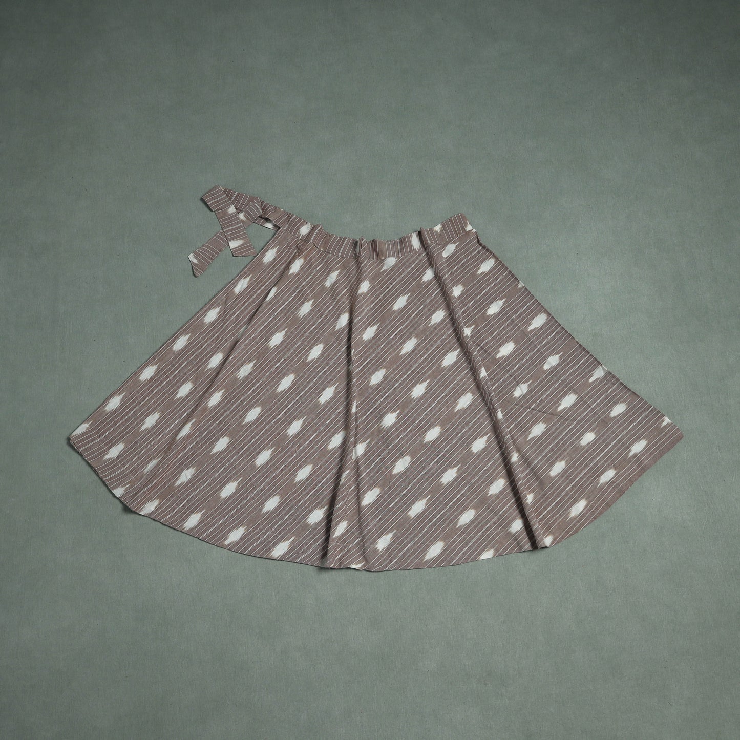 Pochampally Ikat Cotton Wrap Around Skirt 13