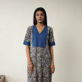 Natural Dyed Block Print Cotton Kalamkari Kurta for Women