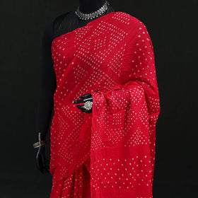 Kutch Bandhani Tie-Dye Cotton Saree 96