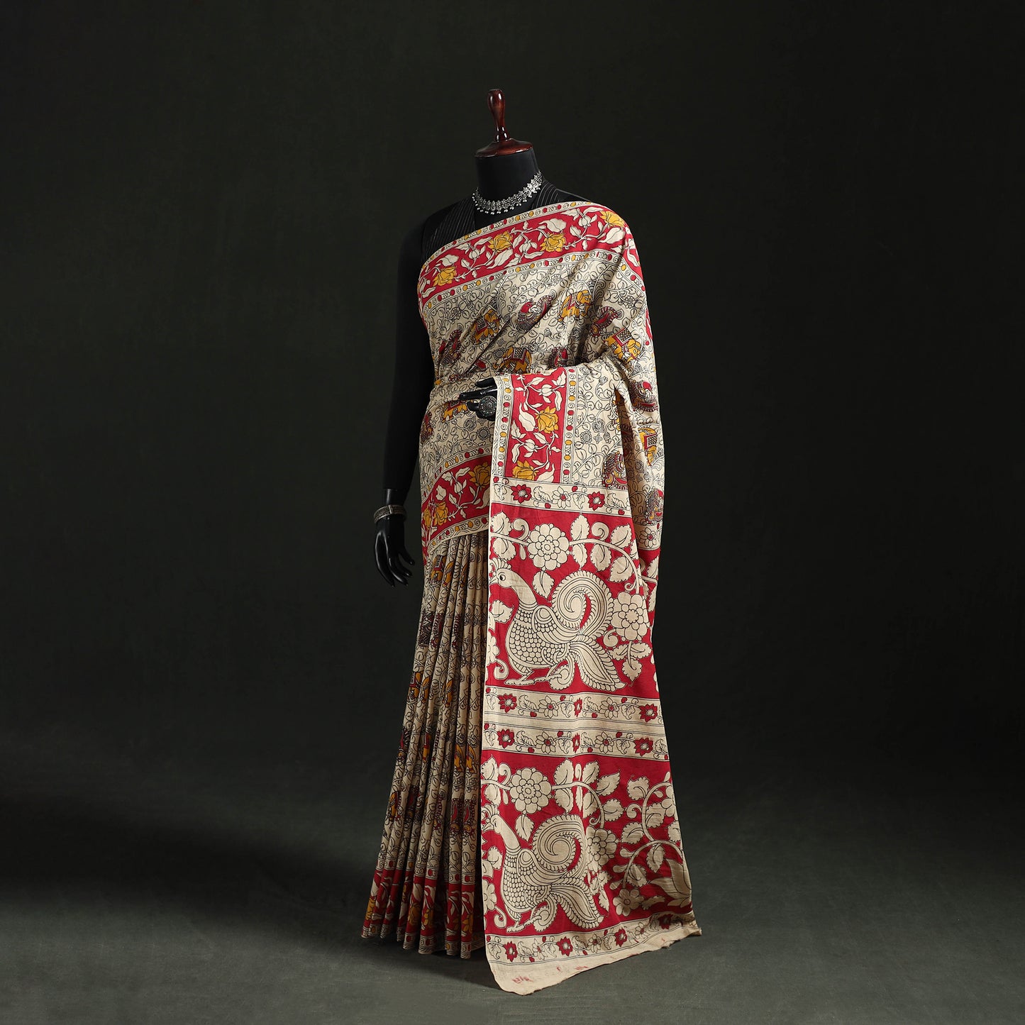 Kalamkari Printed Cotton Saree 48