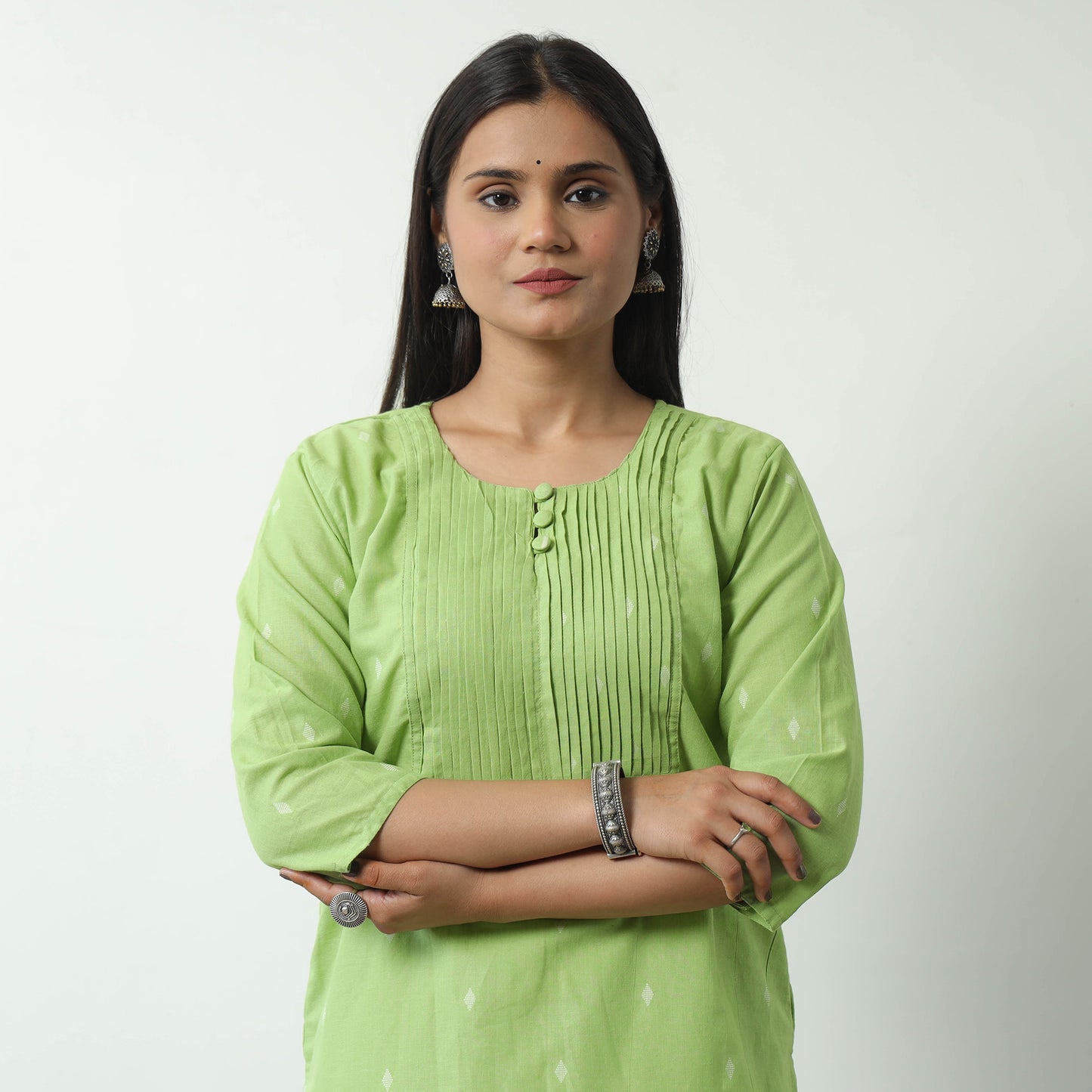 jacquard kurta