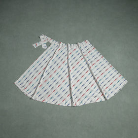 Pochampally Ikat Cotton Wrap Around Skirt 10