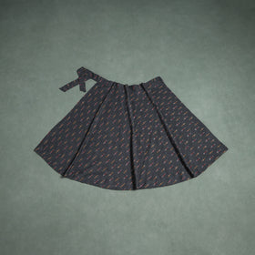 Pochampally Ikat Cotton Wrap Around Skirt 09