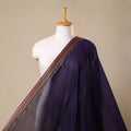 Blue Thread Border Dharwad Cotton Fabric