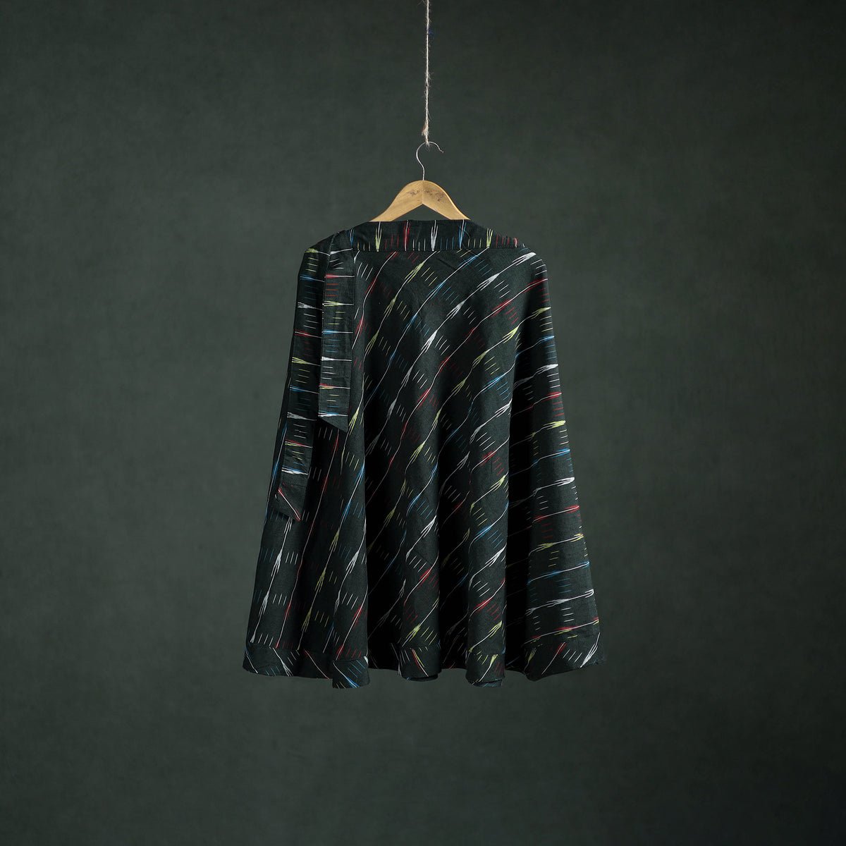 Pochampally Ikat Cotton Wrap Around Skirt 70