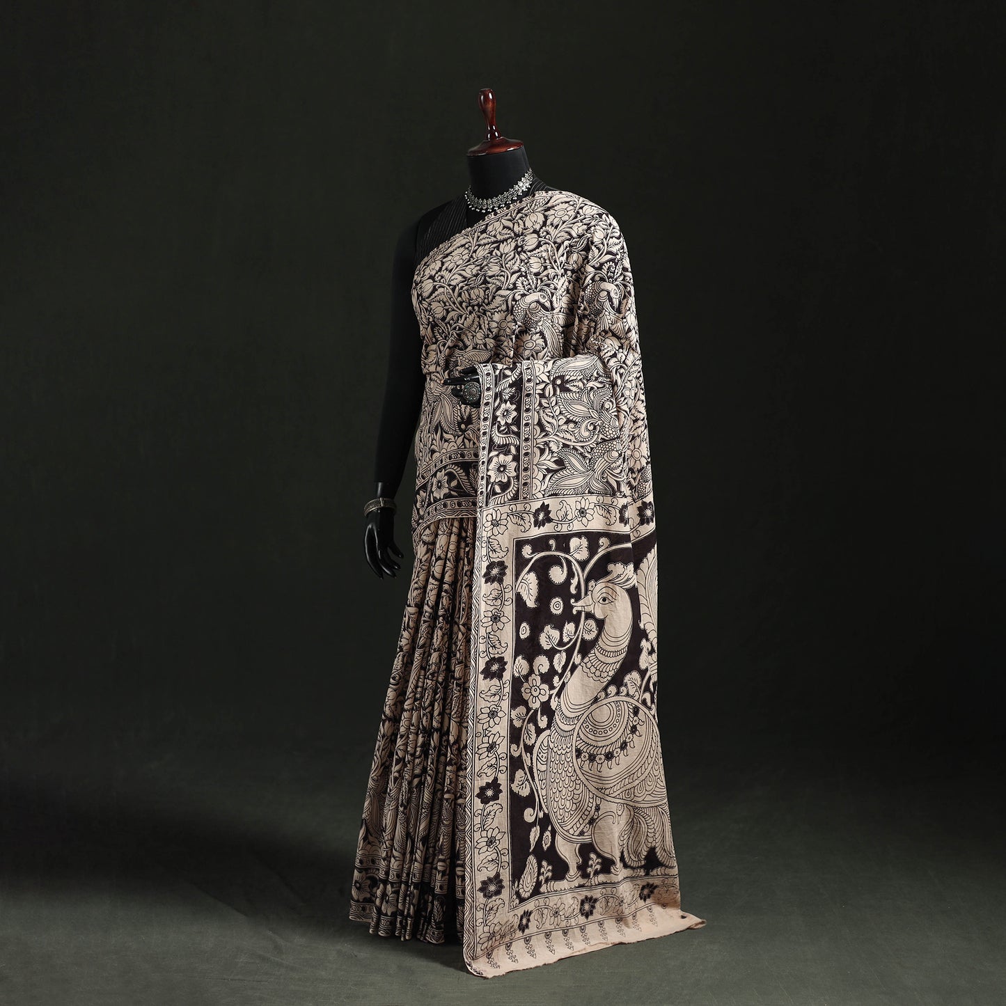 Kalamkari Printed Cotton Saree 49